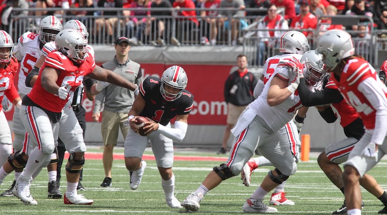 Ohio State spring game on Saturday, April 13, 2019, at Ohio Stadium in Columbus.
