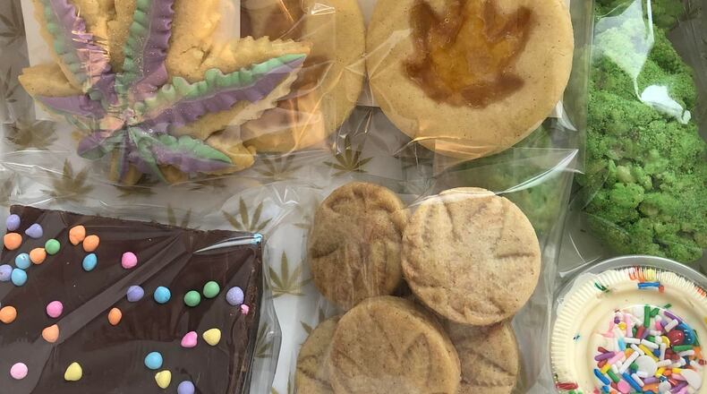 Cacky's Cakery in Yellow Springs is selling non-medicated 4/20 munchies treats.