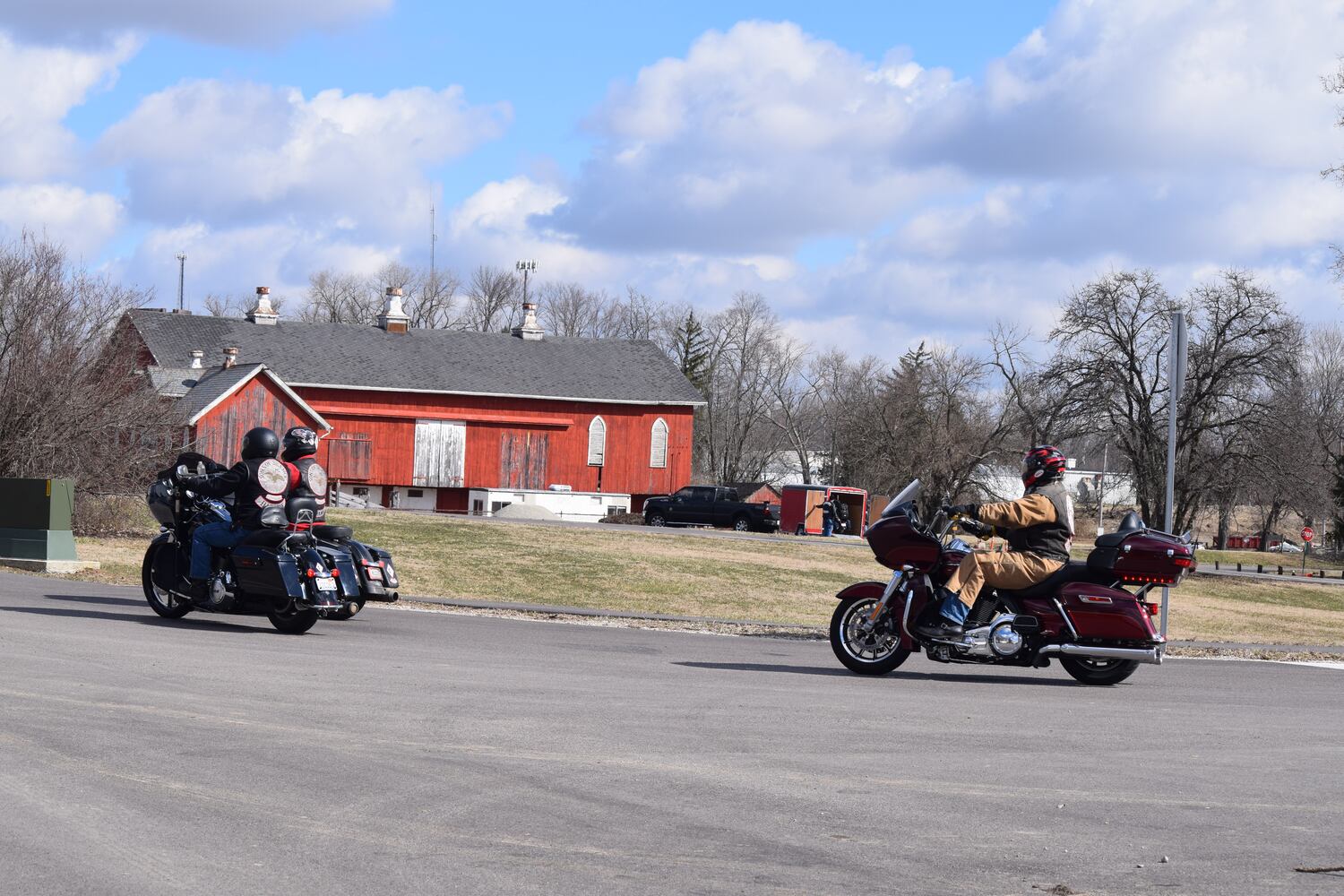 PHOTOS: Thousands of Outlaws attend motorcycle gang leaders funeral at Montgomery County Fairgrounds.