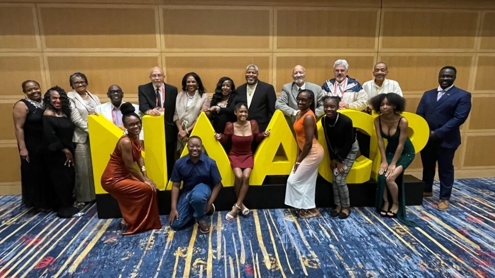 Delegates of the Dayton Branch of the NAACP at the Night of Excellence Event as part of the 116th NAACP National Convention, held in Charlotte, North Carolina. CONTRIBUTED