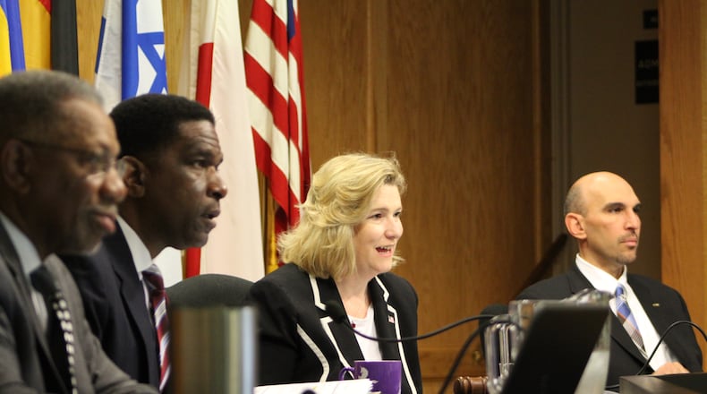 The Dayton City Commission today approved a contract with its largest union. CORNELIUS FROLIK / STAFF