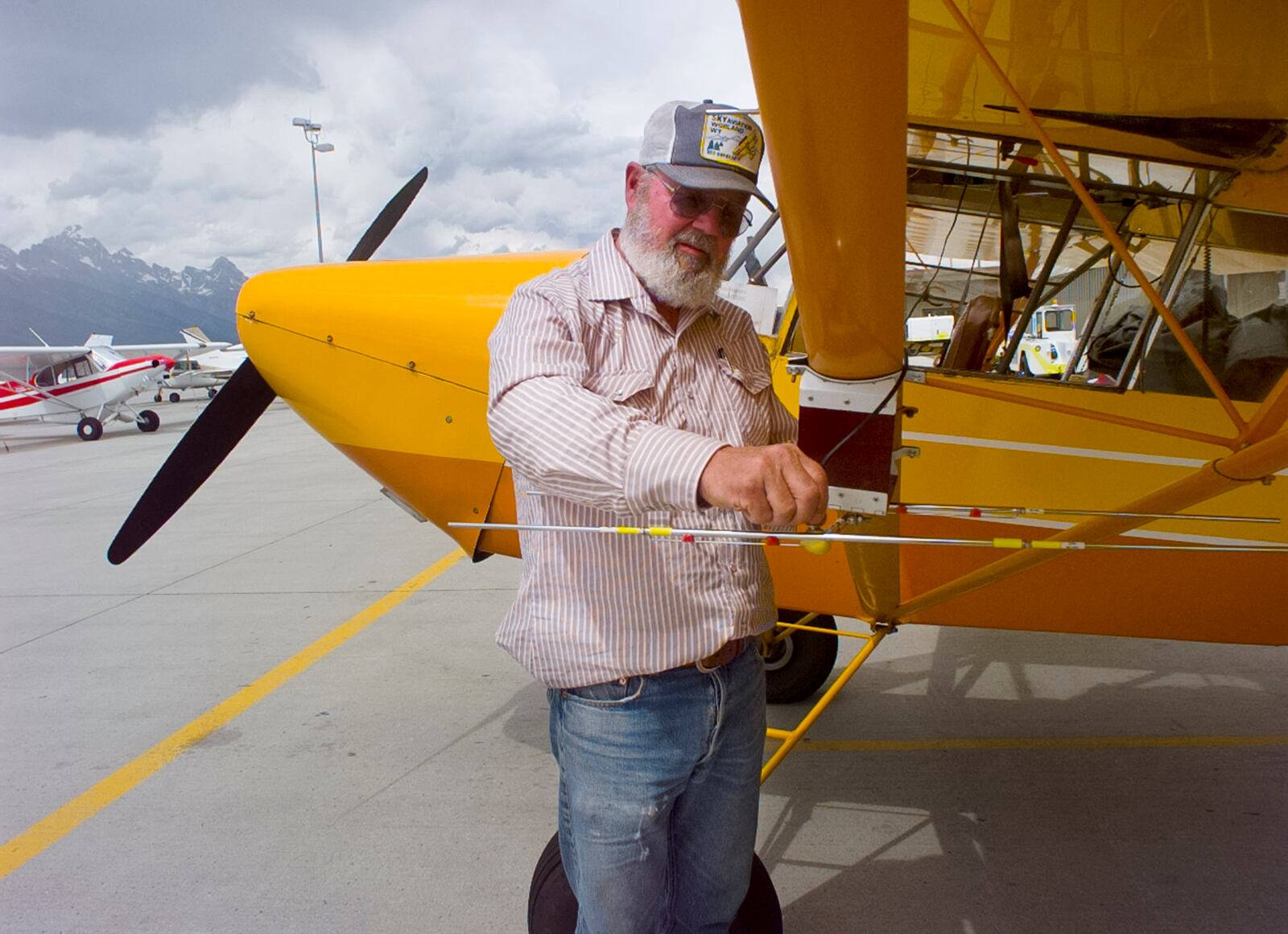 This Arctic Flyer with special antennae is used to track bears in Wyoming - 1997