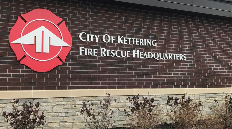 Kettering Fire Station 36, headquarters for the fire department on Hempstead Road. FILE