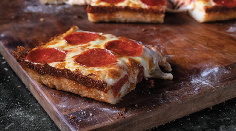 All five Jet’s Pizza locations in the Dayton region are giving customers a free slice of Detroit-style pizza from 11 a.m. to 2 p.m. on Tuesday, Sept. 17 (CONTRIBUTED PHOTO).