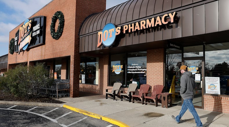 Dot's Pharmacy in Centerville held it's ribbon-cutting ceremony Tuesday, Nov. 26, 2024. The pharmacy is located next to the Dot's Market at 101 E. Alex Bell Road. MARSHALL GORBY\STAFF
