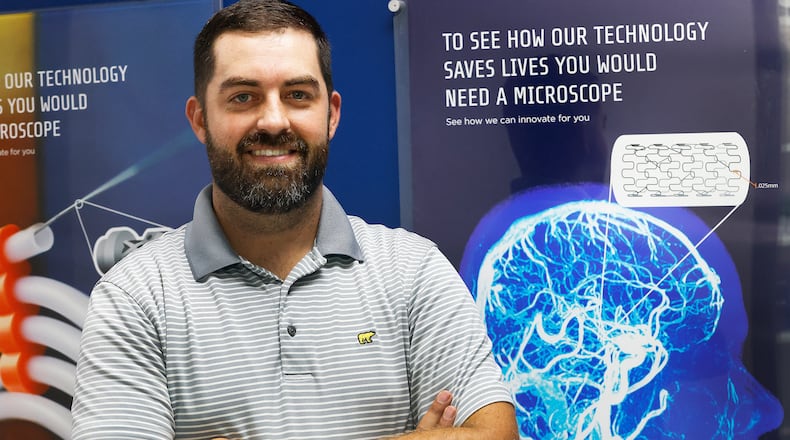 Zack Etzler, the Kettering director of operations for Resonetics. MARSHALL GORBY\STAFF