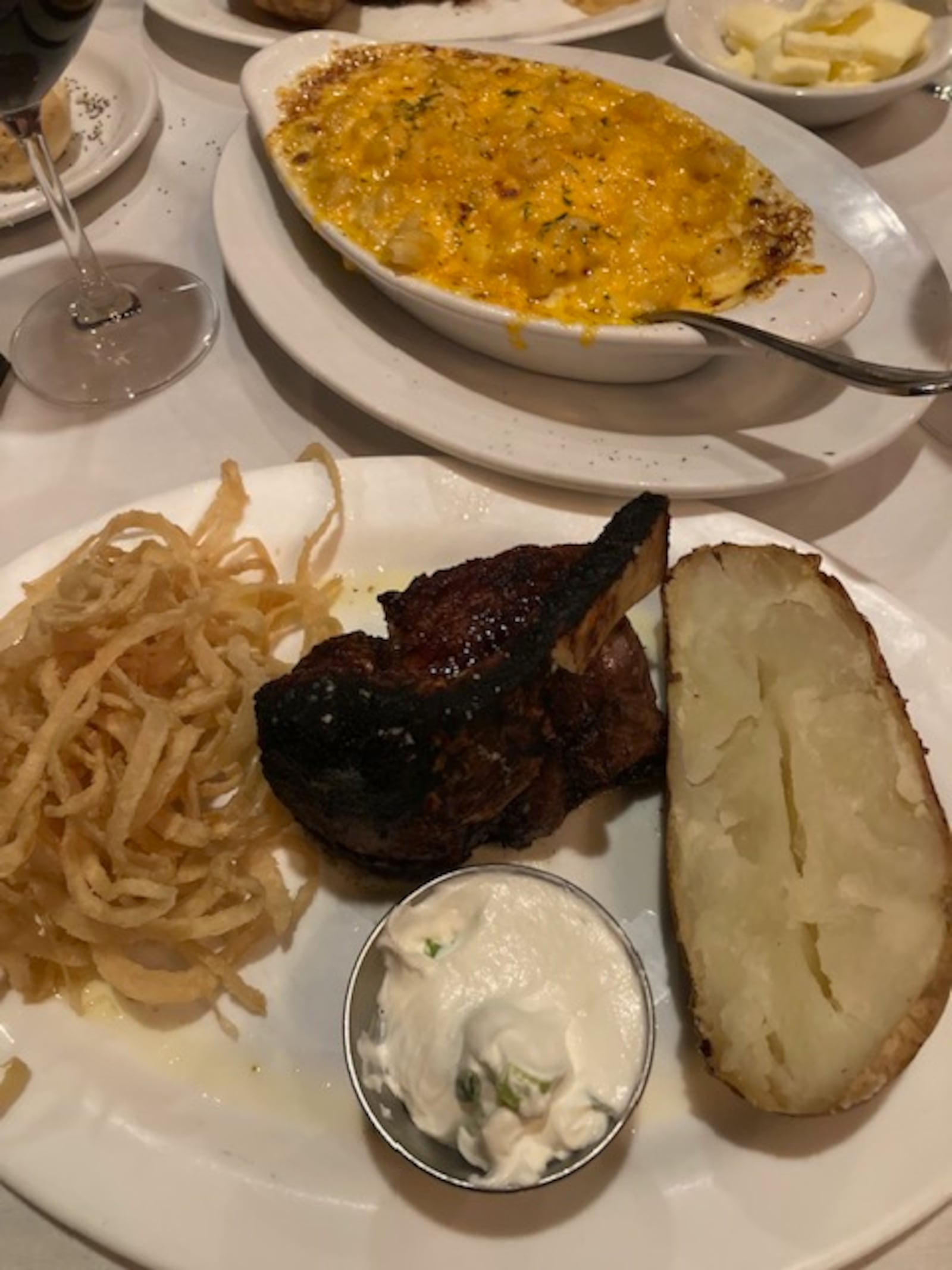 The 16-ounce bone-in fillet, a salad and a potato was the main course for "Fine Wine and Dine" columnist Ray Marcano at the Paragon Supper Club in Washington Twp. CONTRIBUTED