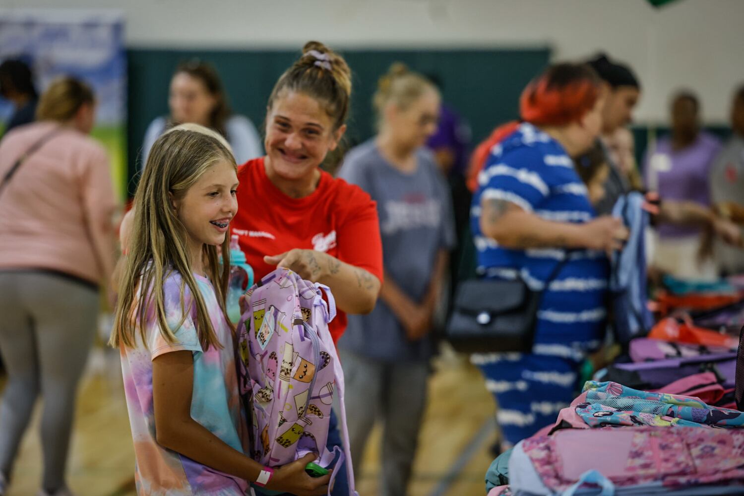 DPS Westwood kids get backpacks