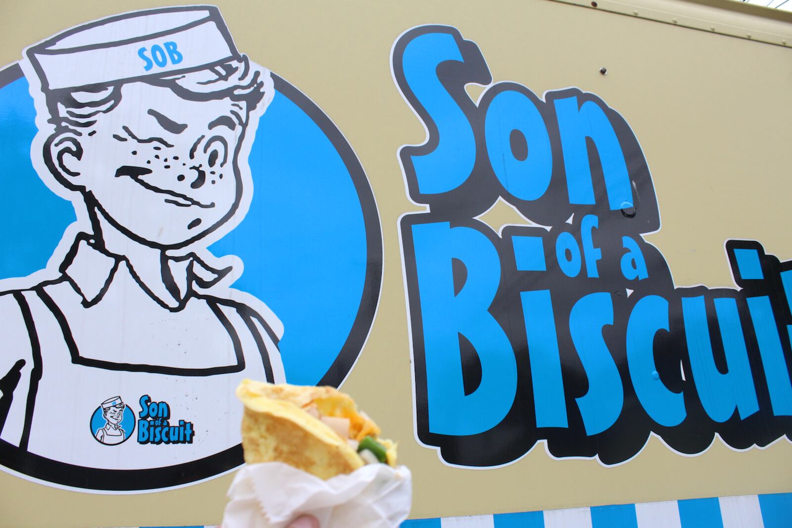 Son of a Biscuit will be set up  in the parking lot of the gas station located at 912 Wayne Ave.  6 a.m. to 11 a.m.  Wednesday through Friday.
