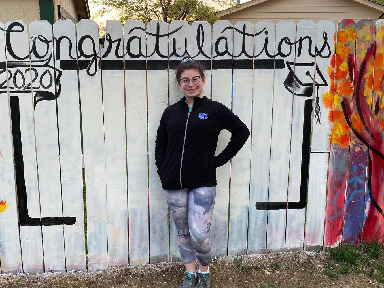 PHOTOS: Springboro graduates celebrate using selfie mural