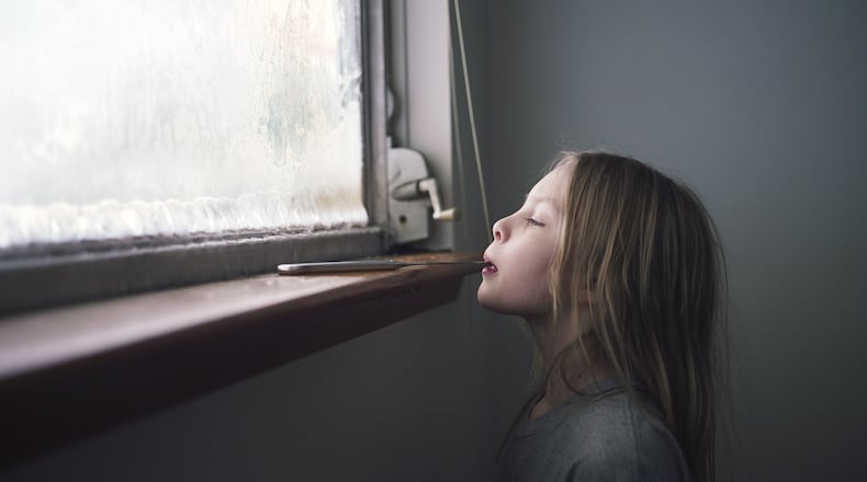 “There Is No Danger Here,” a work by Kettering photographer Amy Powell that’s a picture of her younger sister. CONTRIBUTED