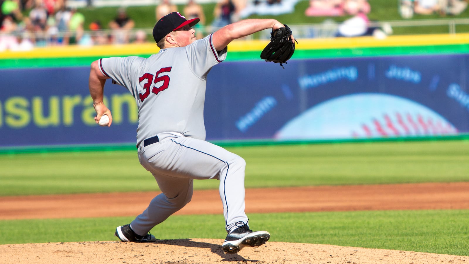 Lake County starter Matt "Tugboat" Wilkinson stumped the Dragons for five innings on three hits until they finally chased him in the sixth with two runs on Thursday, July 3 at Day Air Ballpark. JEFF GILBERT / CONTRIBUTED