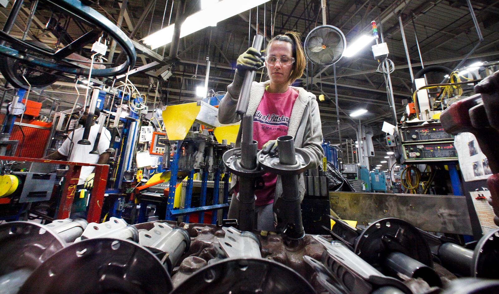 Tenneco Automotive in Kettering received ED/GE grant funds to help create 483 full-time positions. CHRIS STEWART / STAFF