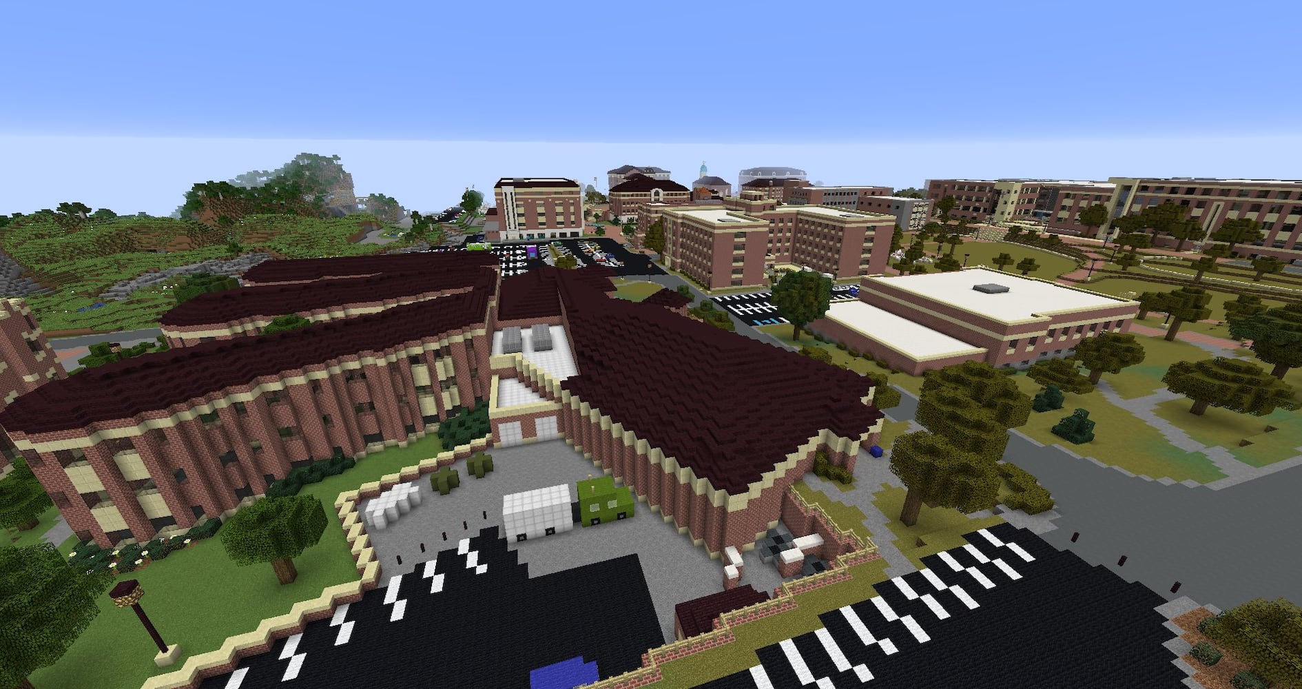 PHOTOS: Take a tour of the University of Dayton campus in Minecraft