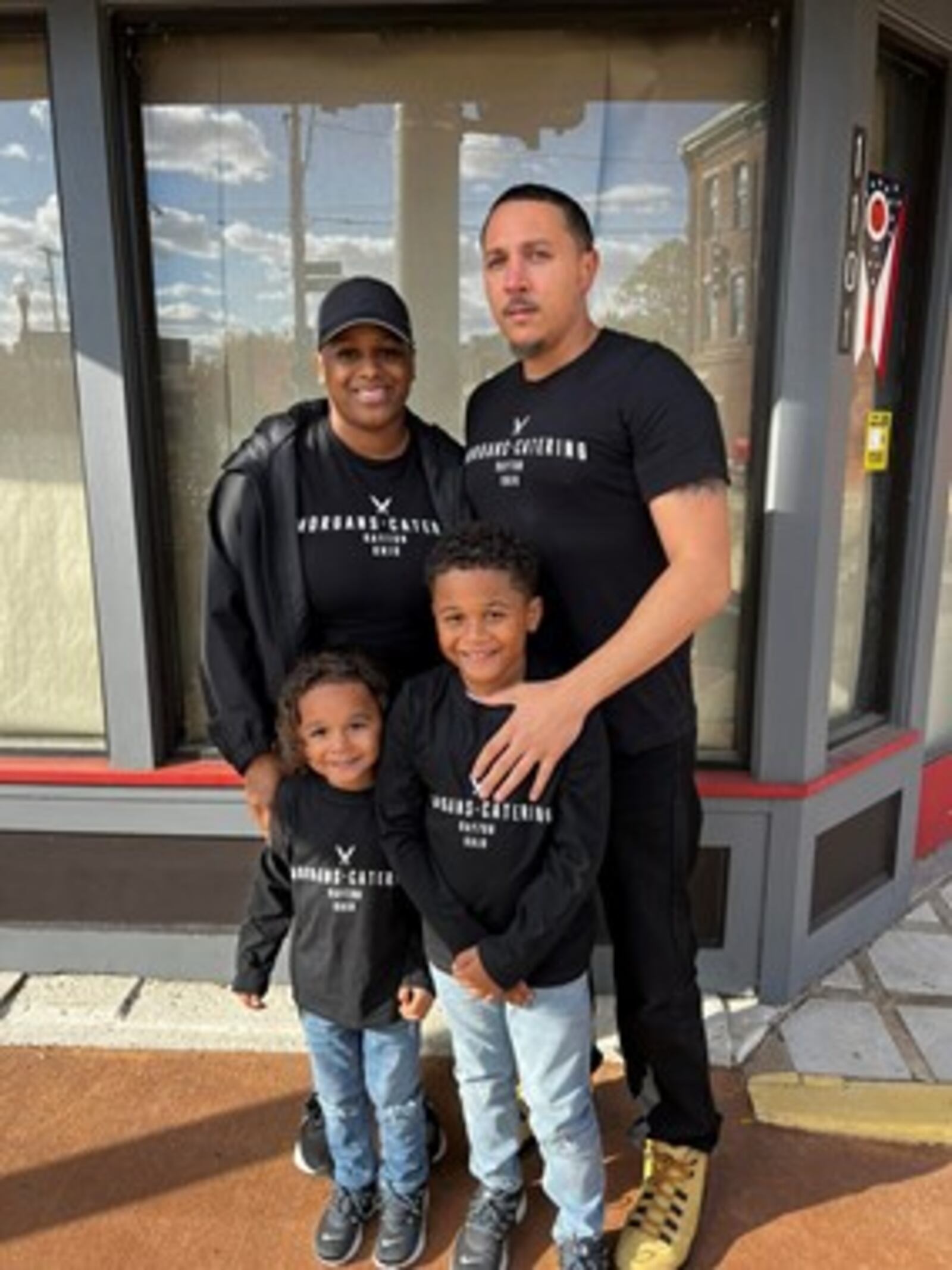 Executive Chef Phillip Morgan, pictured with his family, has signed a three-year lease with Wright Dunbar, Inc. to bring a new restaurant to the neighborhood (CONTRIBUTED PHOTO).