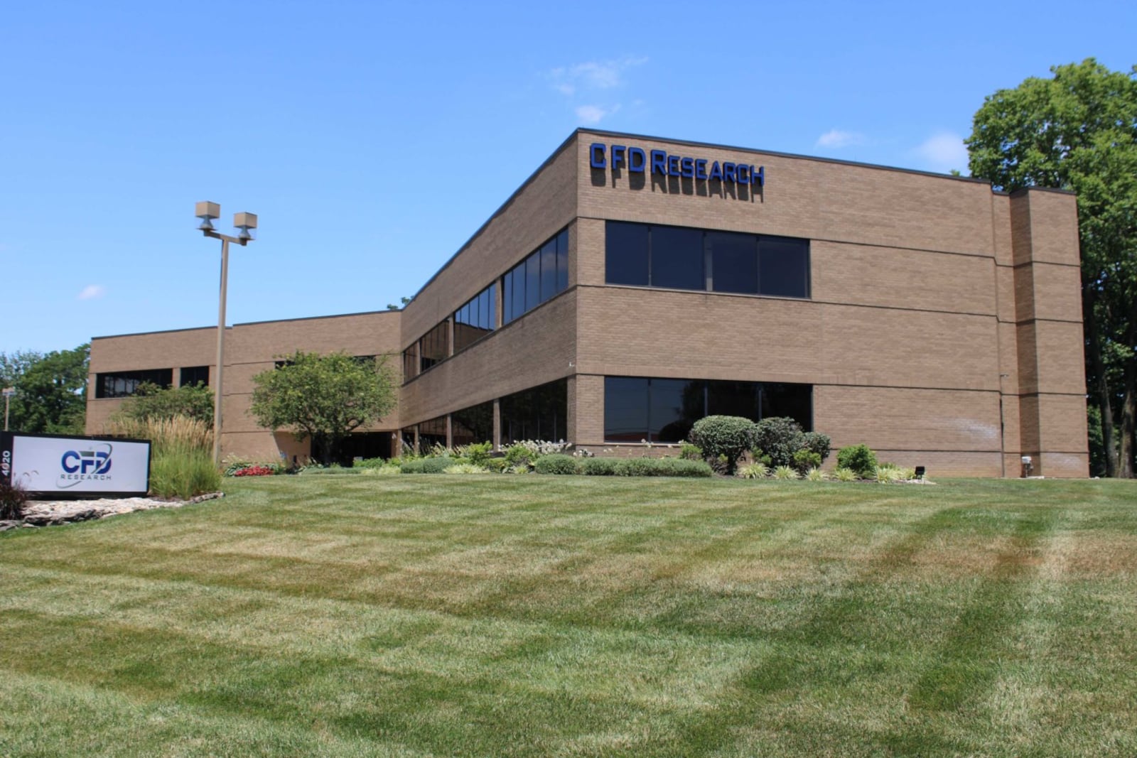 CFD Research's offices at 4020 Executive Drive in Beavercreek. Company image.
