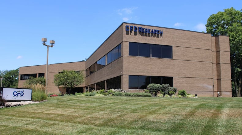 CFD Research's offices at 4020 Executive Drive in Beavercreek. Company image.