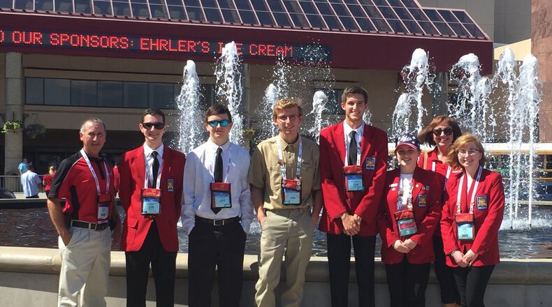 MVCTC students at the 55th annual National Leadership and Skills Conference. CONTRIBUTED.