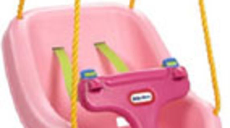 Little Tikes is recalling this swing after receiving complaints that children were injured while using it. (Courtesy of Little Tikes)