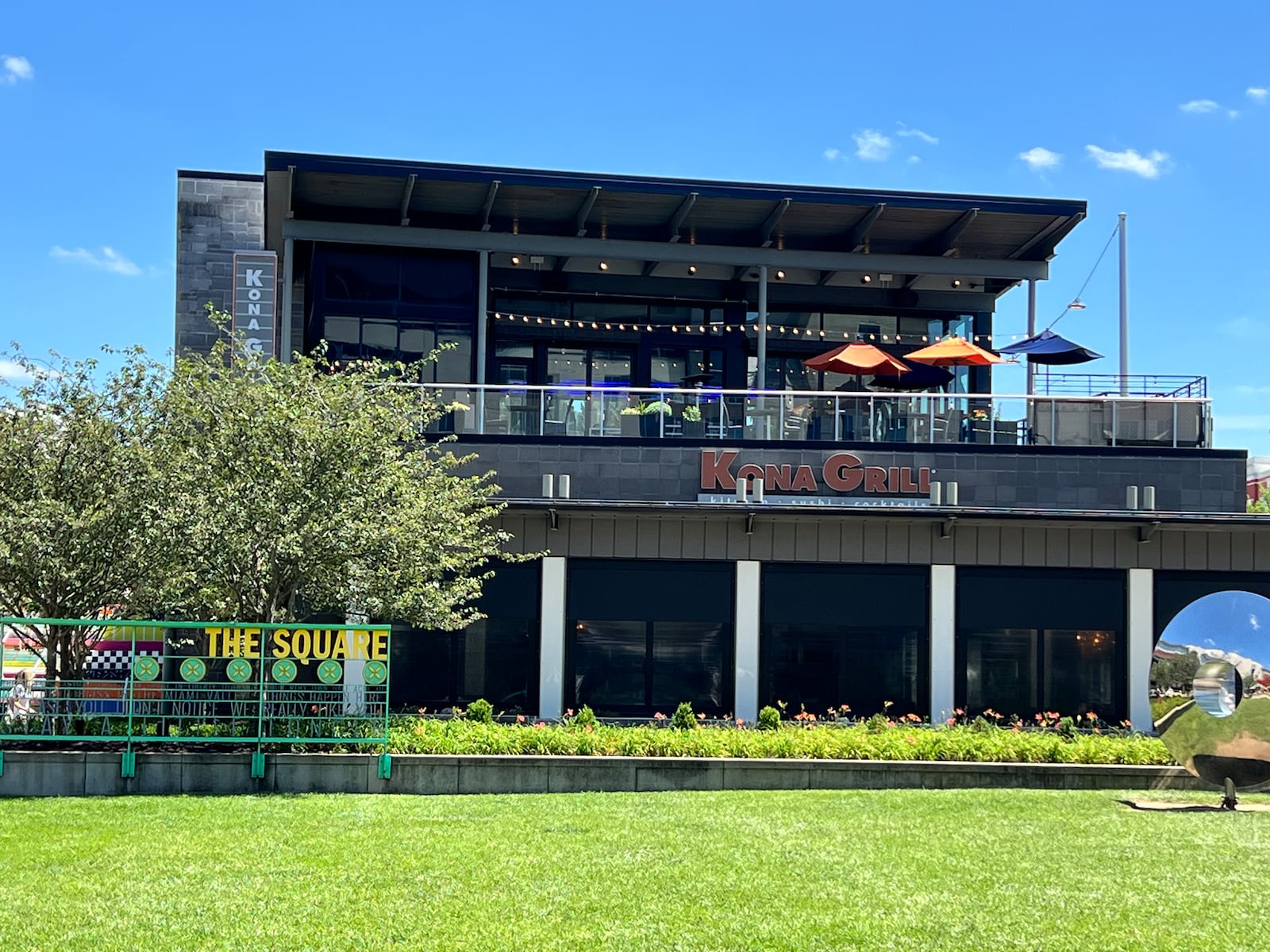 The second floor Kona Grill patio at Liberty Center