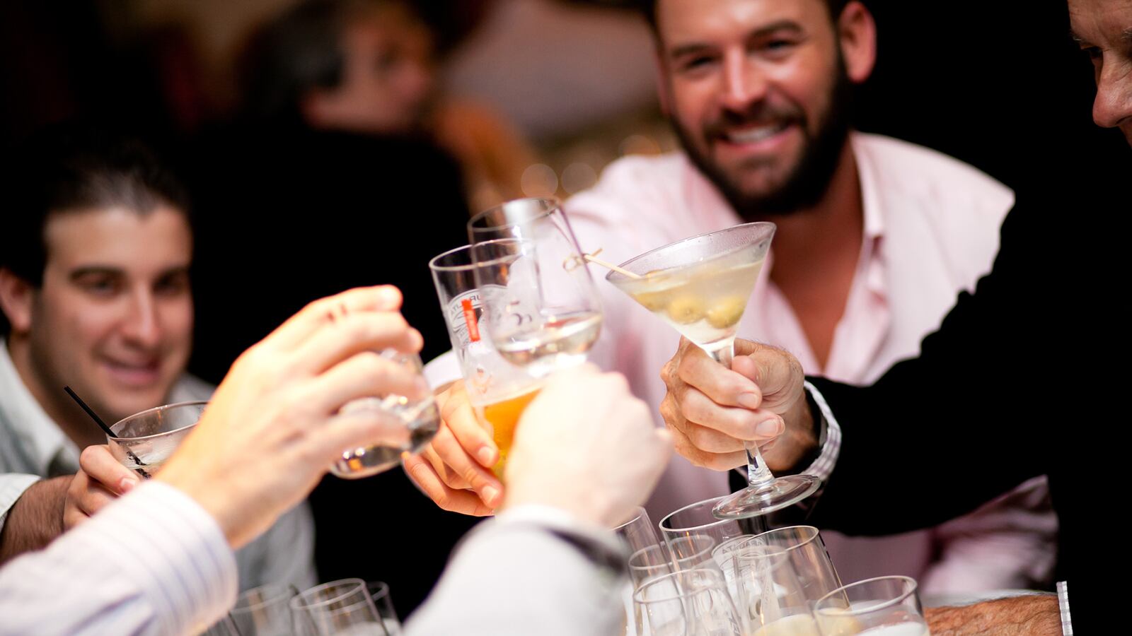 At the Palm Beach Food and Wine Festival, a civilized toast is possible. (LILA PHOTO)