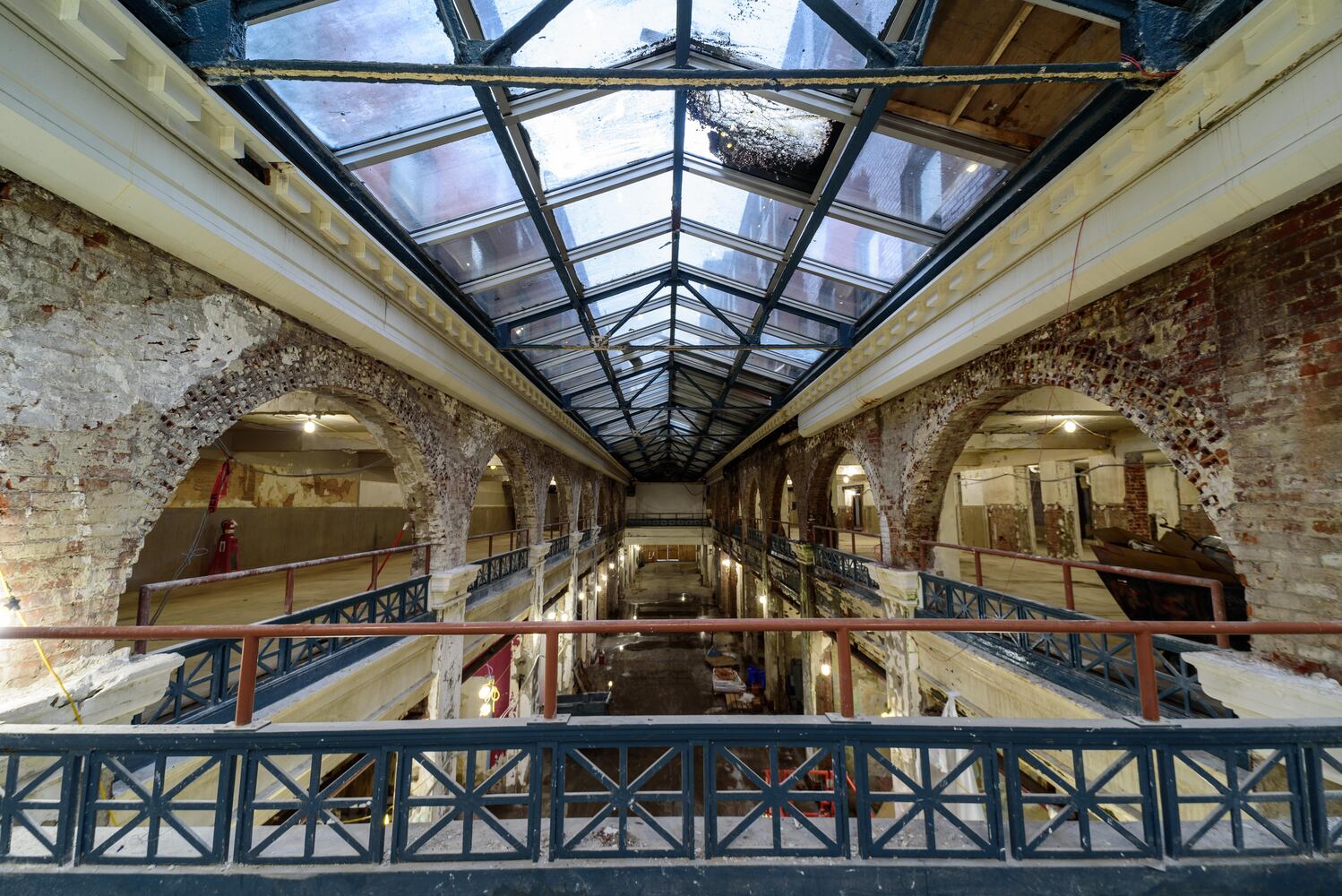 PHOTOS: The Dayton Arcade’s North Arcade awaits Phase 2 of construction
