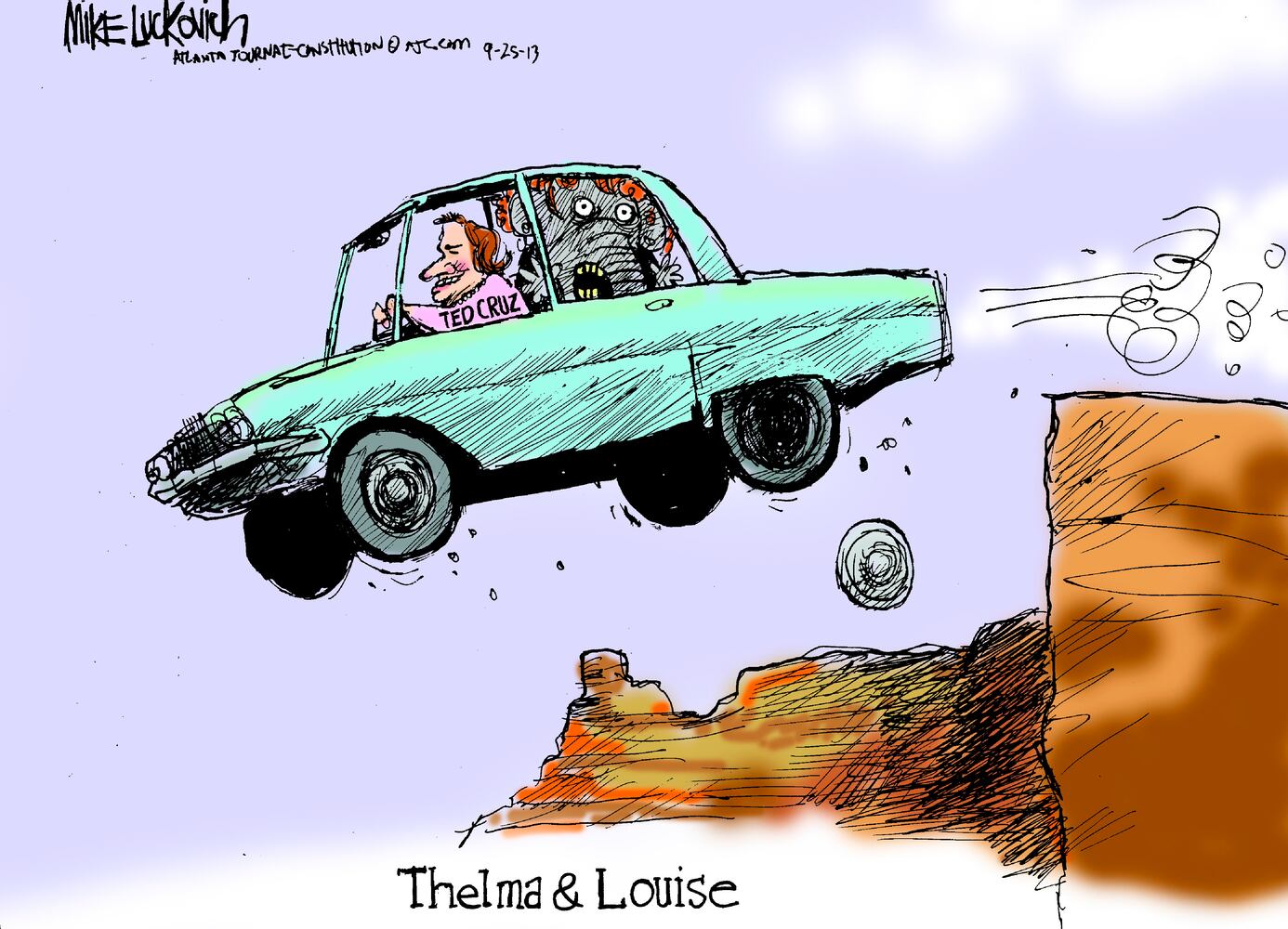 Luckovich: Ted Cruz