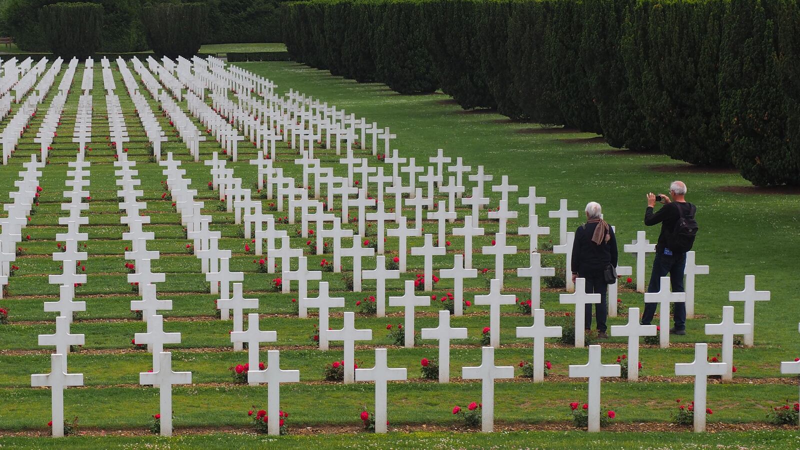 More than 16,000 French soldiers are buried in the Douaumont Cemetery near Verdun. (George Hobica/TNS)