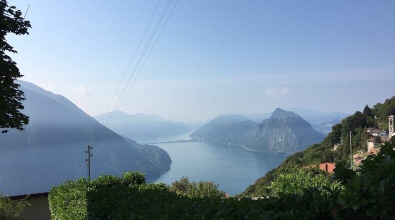 A guided view from Bre, Lugano. (Carol Ann Davidson/TNS)