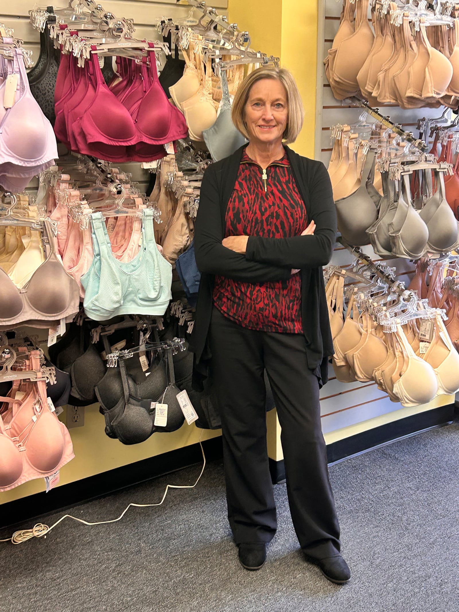 Jeanette McDaniel has owned Personal Touch Apparel in West Carrollton since 2014. It is one of the few privately owned specialty shops featuring post mastectomy products remaining open in the Dayton area. CONTRIBUTED