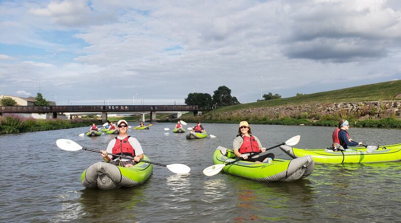 With numerous waterways in the Miami Valley, paddling is a good option for a micro-adventure - CONTRIBUTED