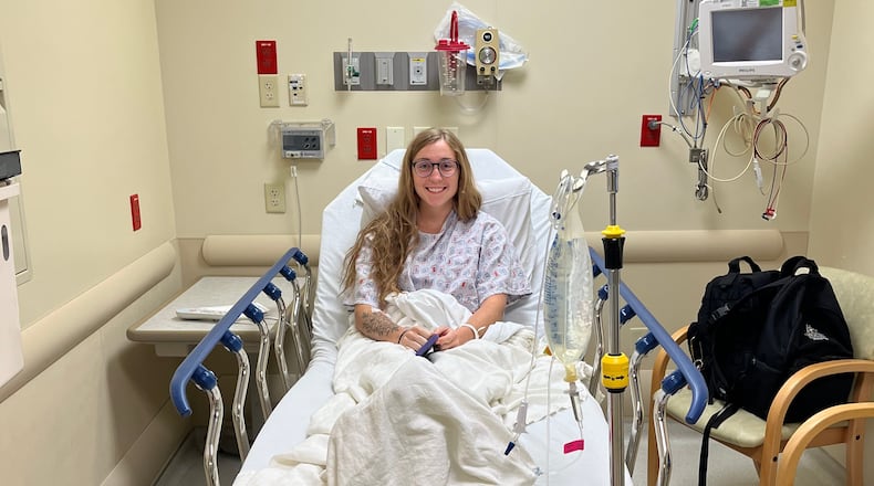 Jessika Seward, a local cardiac ICU nurse, about to get her pacemaker to address her heart rate issues at age 23. CONTRIBUTED