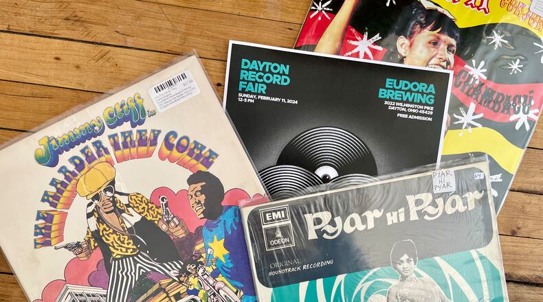 The Dayton Record Fair will be held from noon to 5 p.m. Sunday, Feb. 11 at Eudora Brewing Company in Kettering. NATALIE JONES/STAFF