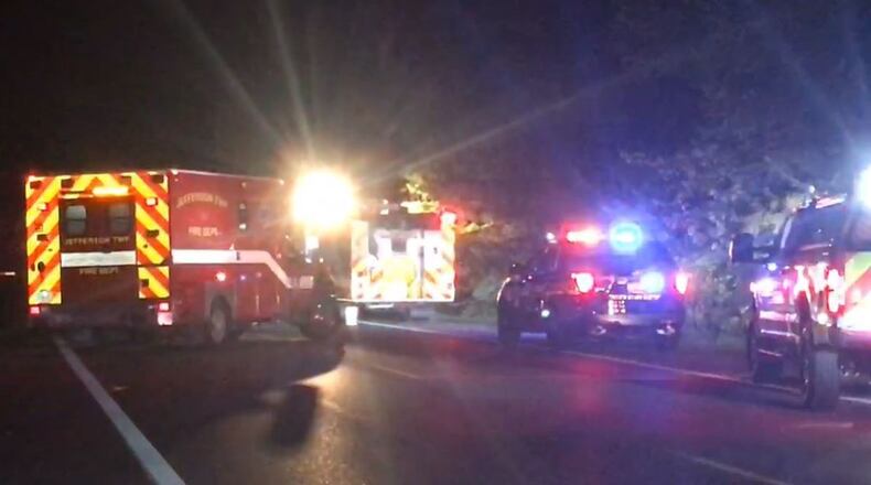 Two people suffered serious injuries in a crash involving a car and commercial truck the night of Aug. 21, 2019, in the 4800 block of West Third Street in Jefferson Twp.