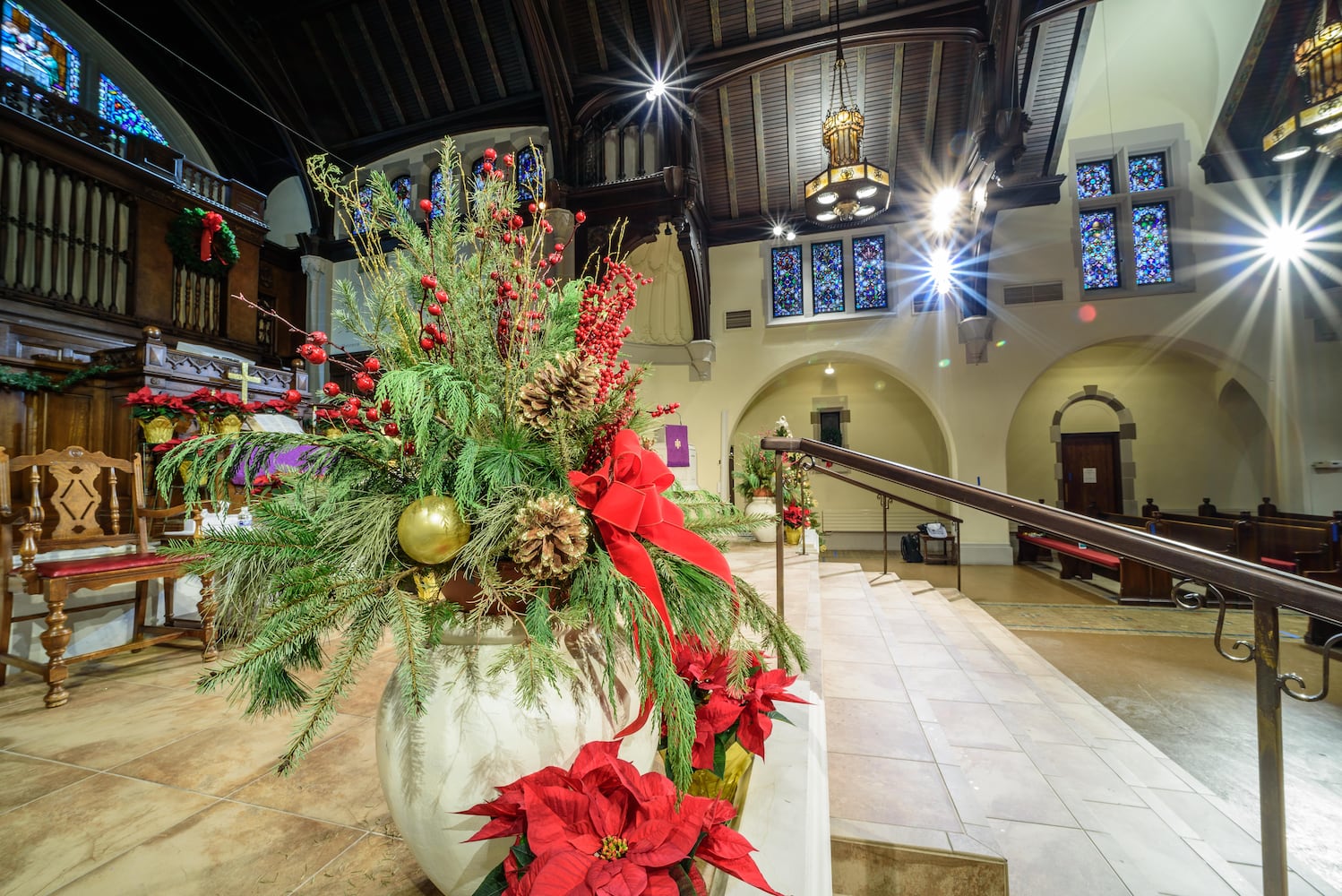PHOTOS: See the stunning Grace United Methodist Church decked out for the holidays