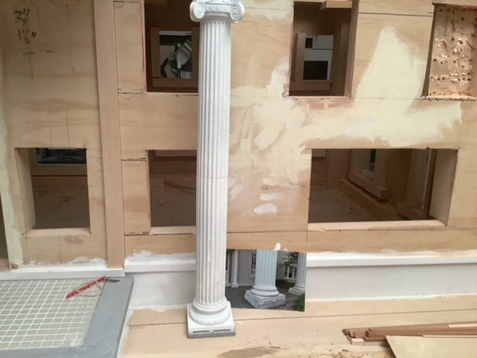 Pieces of the Hawthorn Hill replica were created using a 3D printer. CONTRIBUTED