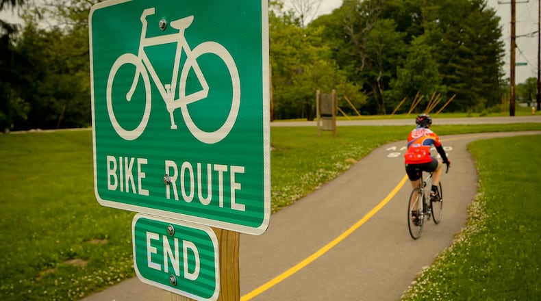 Construction of a bike trail connector expanding recreation options for Centerville and Kettering residents is expected to start this spring. FILE