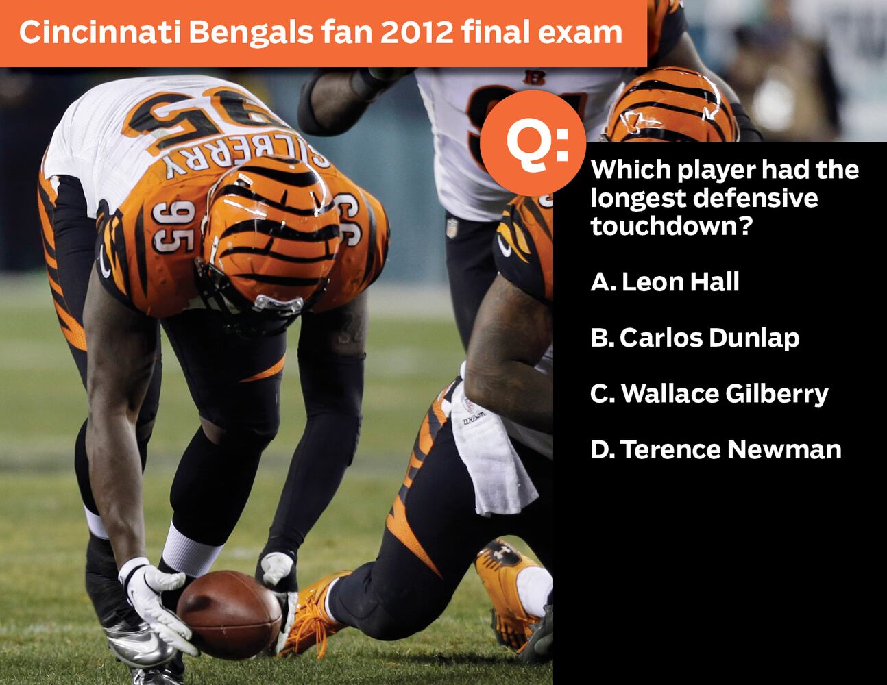 Cincinnati Bengals fan 2012 final exam: