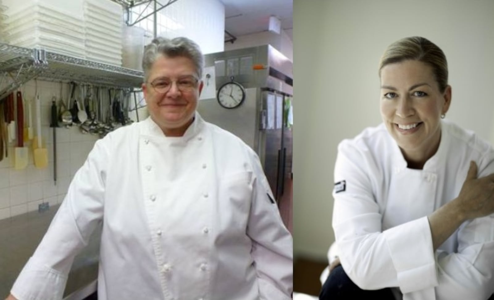 Archived photos of chefs Elizabeth Wiley and Jenn DiSanto of SageCraft.