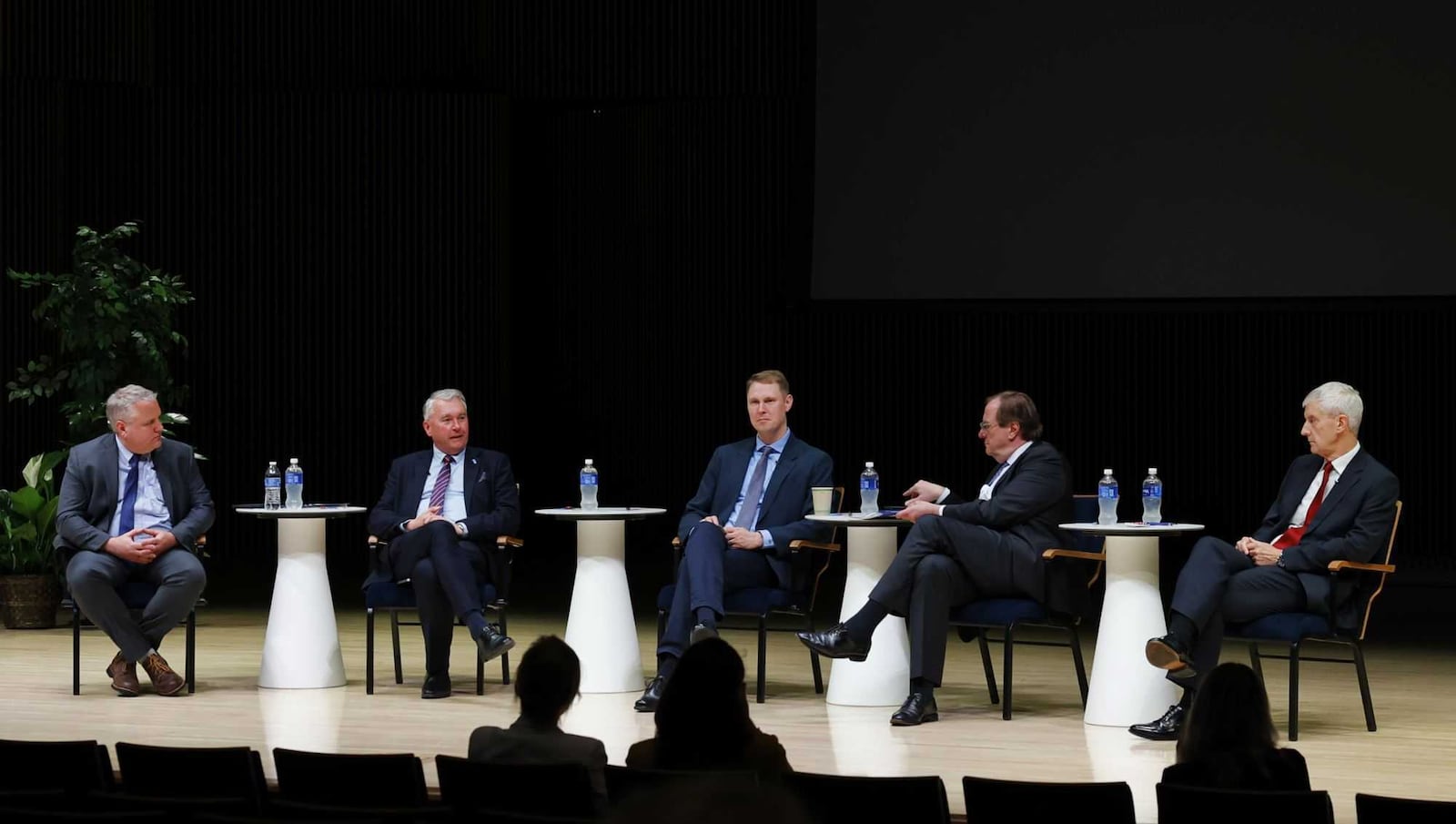 The first of many forum discussions during NATO week happened Thursday morning, May 22 at University of Dayton's Roger Glass Center in Dayton. This session was "US Global Strategy at a Historic Inflection Point" with five panelists. NICK GRAHAM/STAFF