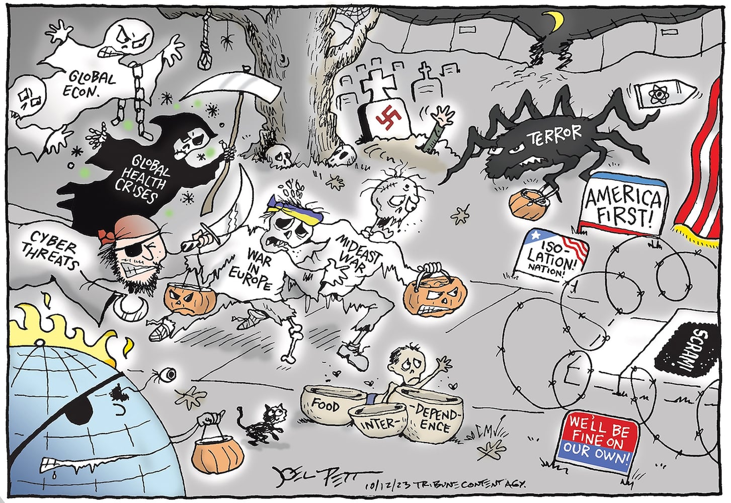 CARTOONS: Joel Pett, Oct. 14, 2023