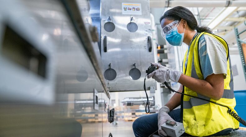 An engineer at Silfex Inc.'s Springfield facility. Contributed