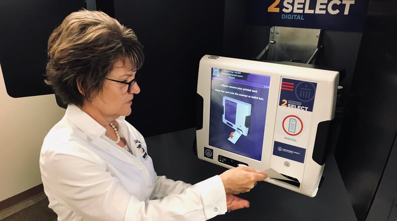 The Montgomery County Board of Elections unveiled new voting machines on Tuesday. The new system will make voting easier and quicker, election officials say. STAFF