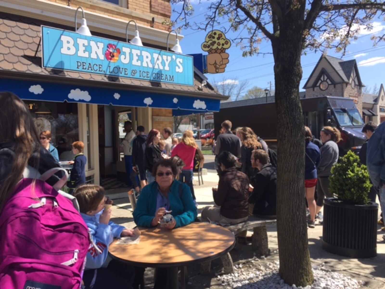 Ben & Jerry's location on Brown Street in Dayton. LAUREN STEPHENSON / STAFF