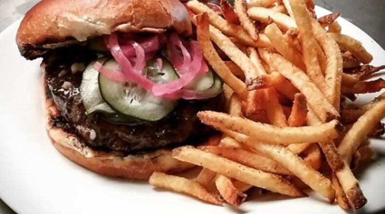 A burger from Watermark restaurant in Miamisburg. This year’s 3rd Annual Dayton Burger Week will be held Aug. 17-23, 2020.