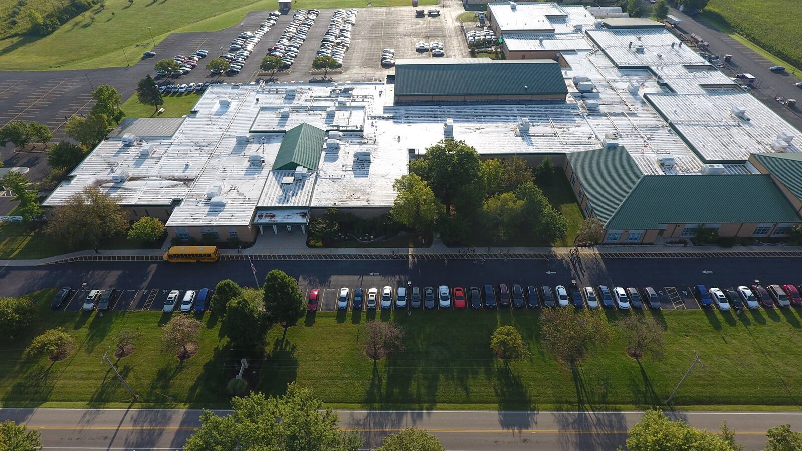 The Greene County Career Center, 2960 W. Enon Road, may be on the move to a new facility at U.S. 68 and U.S. 35 if voters approve a bond issue in November. CONTRIBUTED
