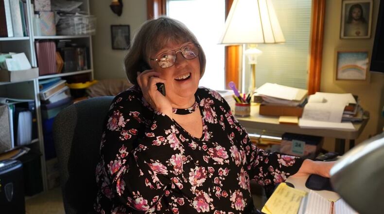 Mieke Clark is the president of the St. Vincent de Paul Society conference based at Our Lady of Mercy Church, and the nonprofit organization has long been an important part of her family.