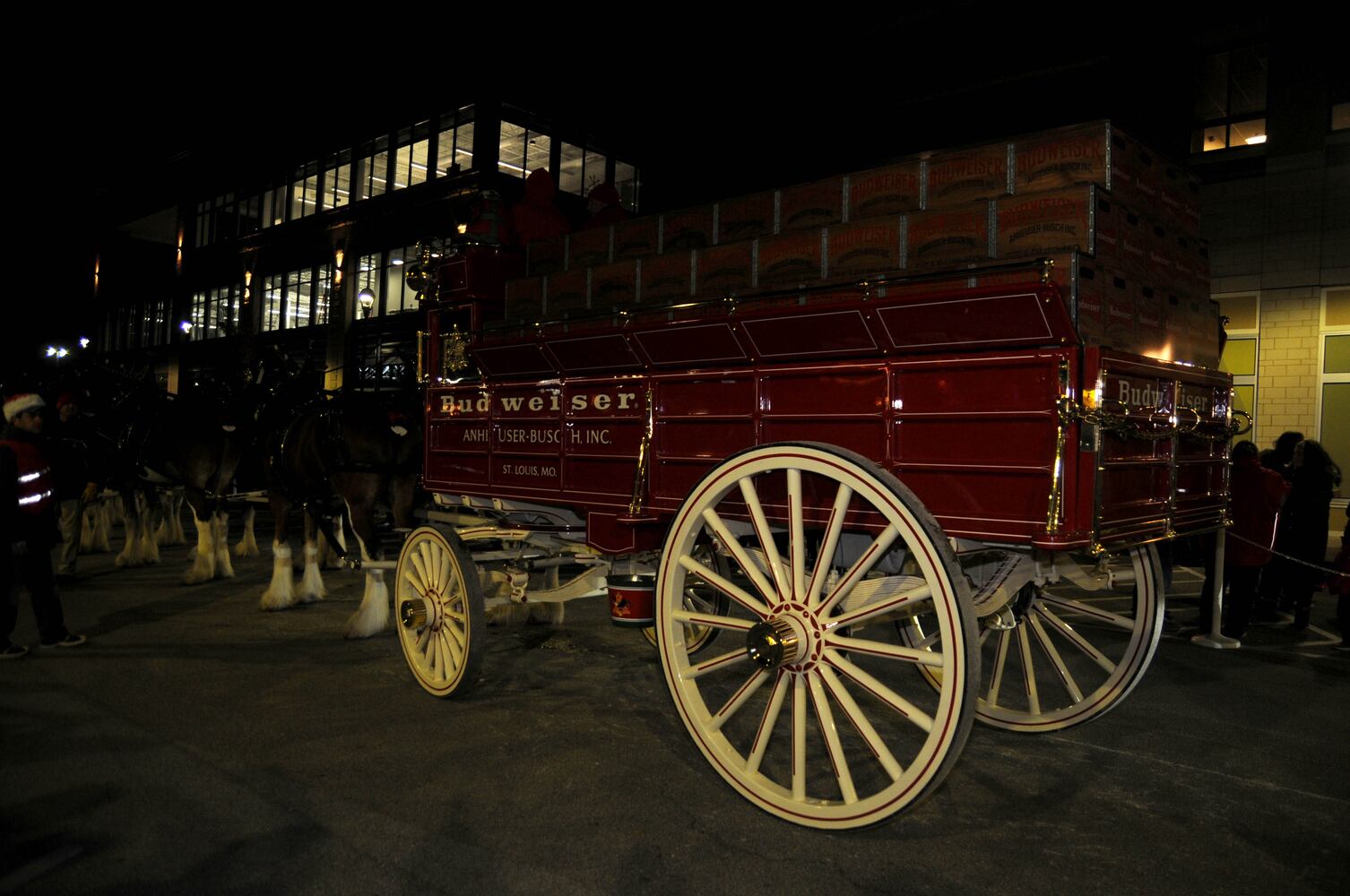 PHOTOS: Budweiser Clydesdales, Santa and more early holiday fun at Austin Landing’s tree lighting