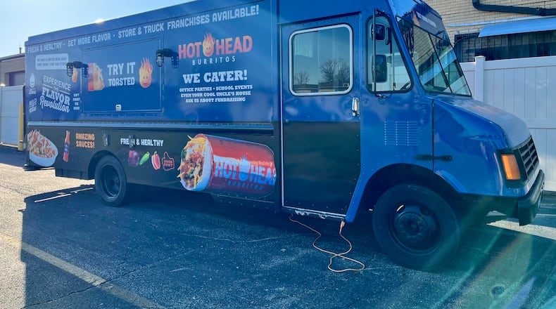 Hot Head Burritos is continuing to expand throughout the Dayton area with a food truck. NATALIE JONES/STAFF