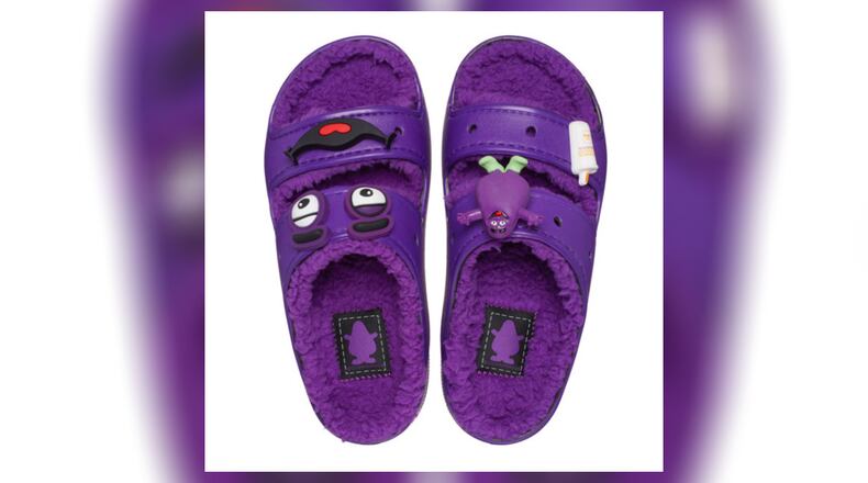 McDonald's has collaborated with Crocs to sell four styles of shoes in honor of its iconic characters. CROCS/CONTRIBUTED